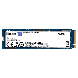 SNV2S/500G Kingston SSD 500G NV2 M.2 2280 PCIe 4.0 NVMe SSD Up to 3,500MB/s read, 2,100MB/s write